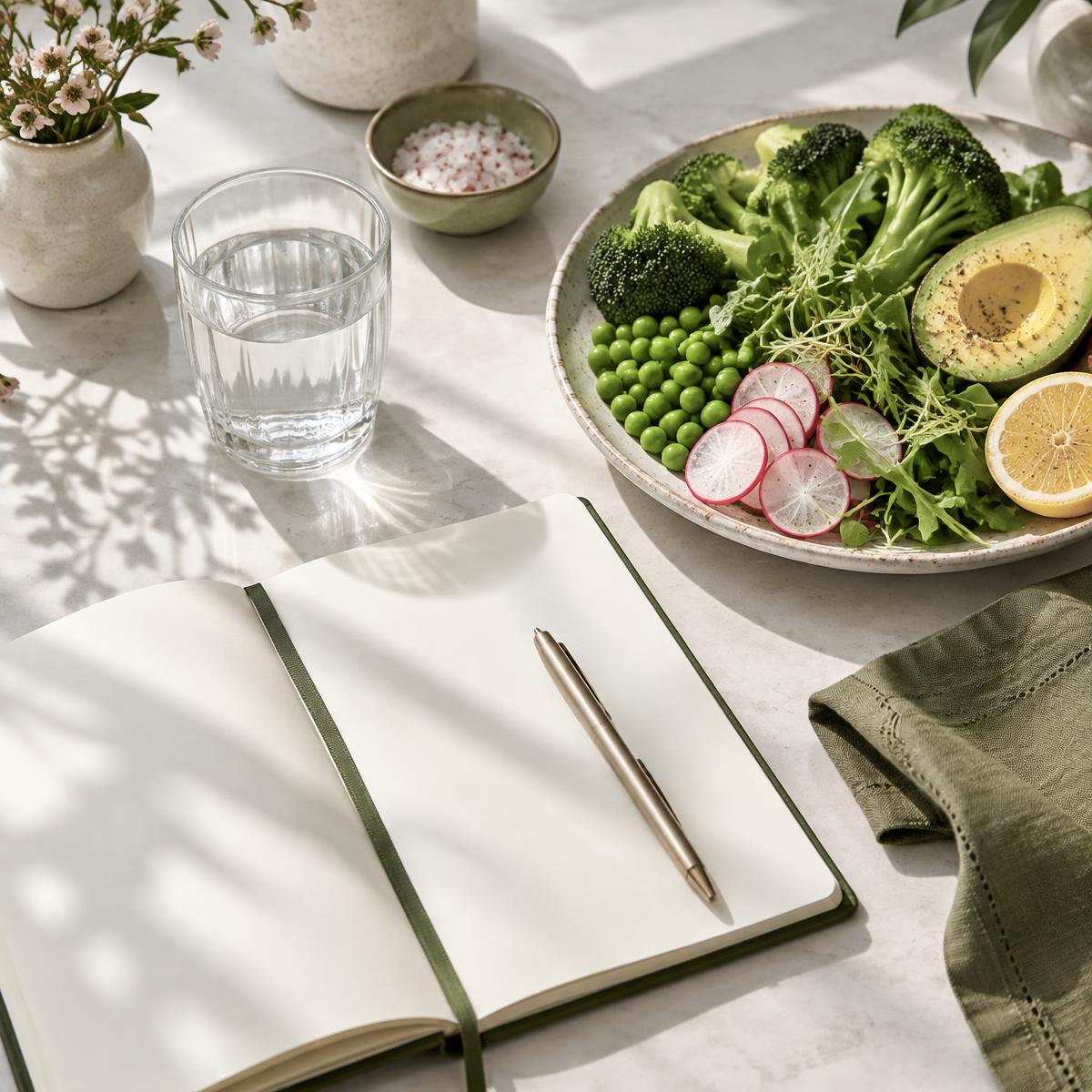 Alimentos frescos e planejamento alimentar